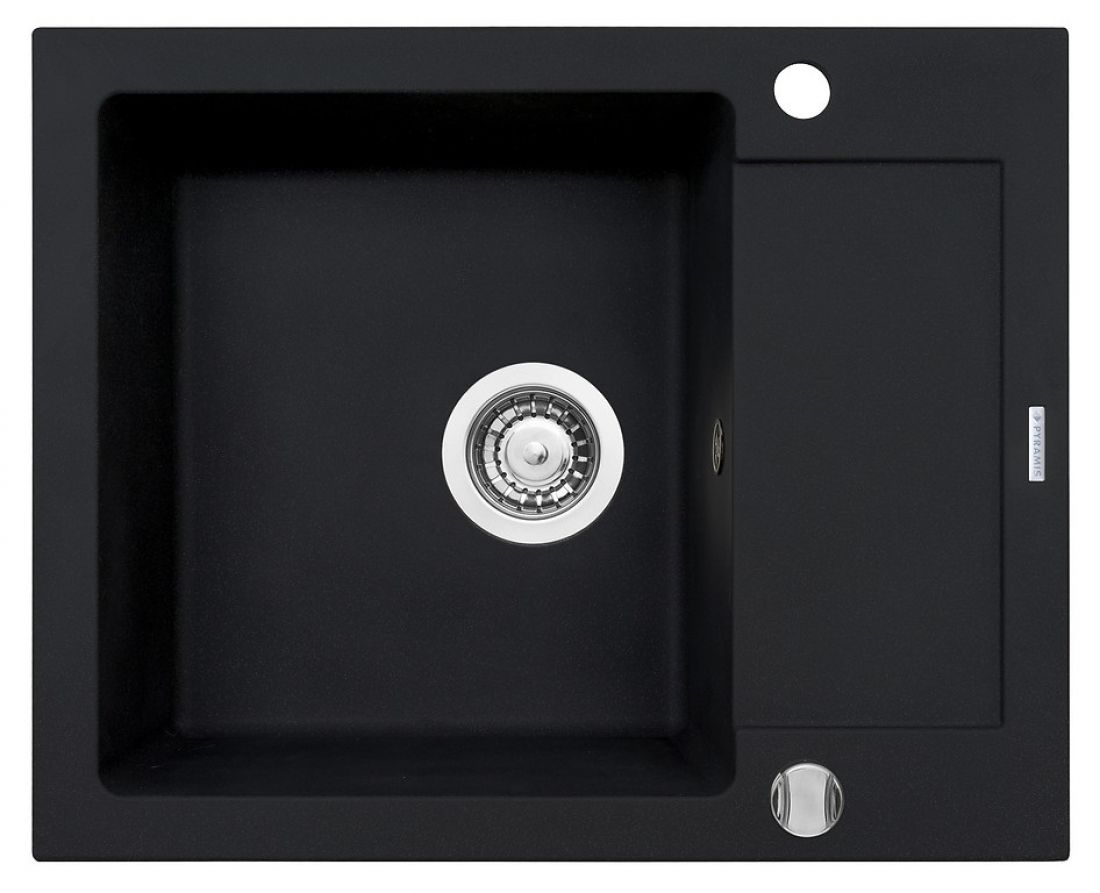 Pyramis MIDO 62x50 1B 1D Karbon ceramic sink