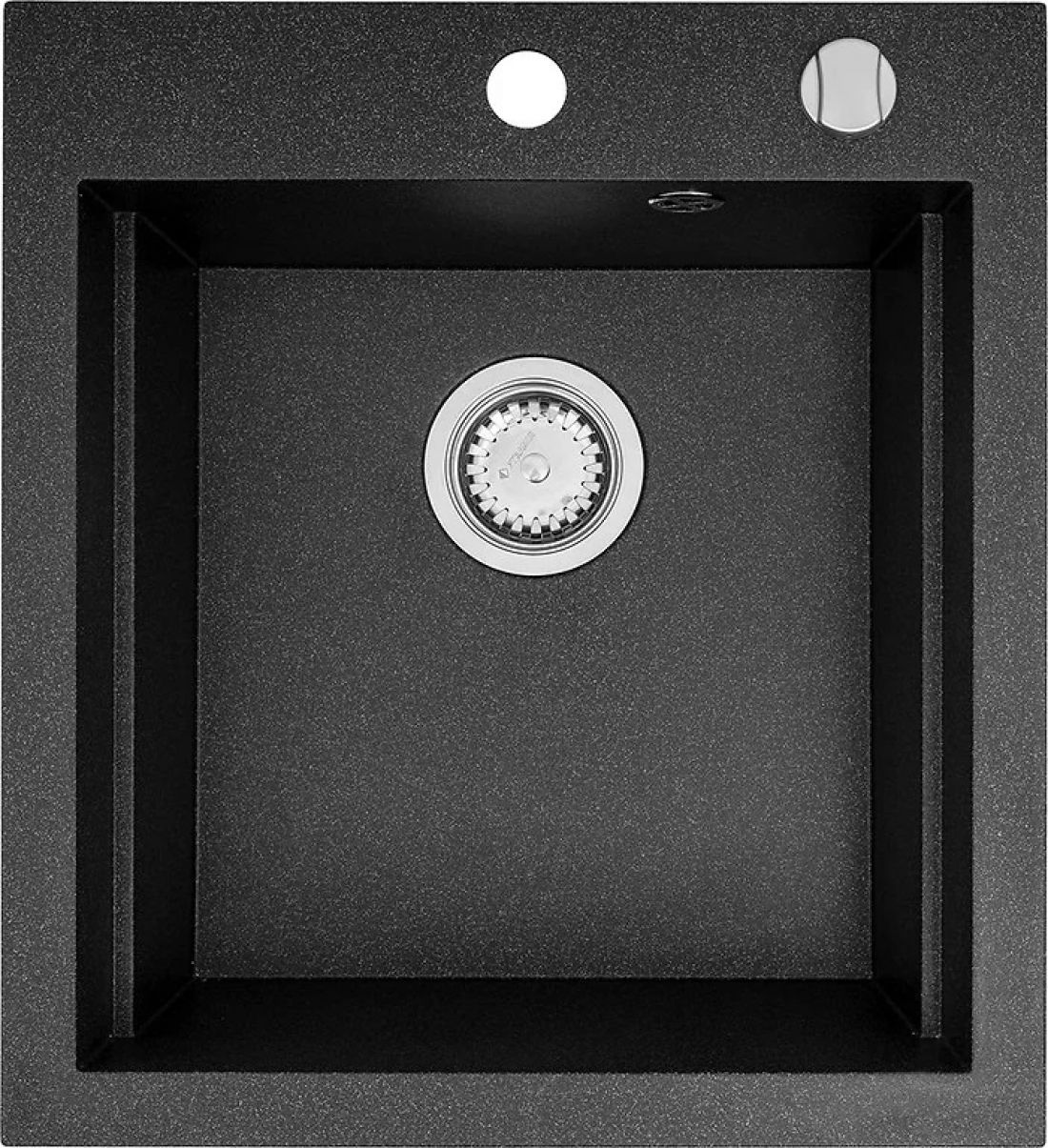 Pyramis SIROS ceramic sink 47x51.5 1B black 070084301