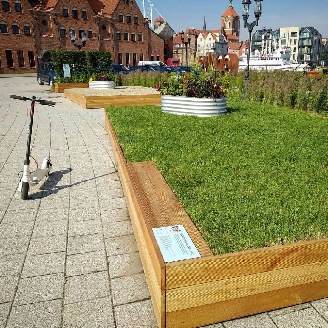 Ogród pop-up na Ołowiance, Gdańsk, projekt: Joanna Paniec