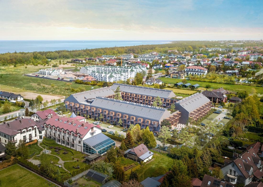 Nickel Resort & Spa, Grzybowo, wizualizacja, proj. Ultra Architects