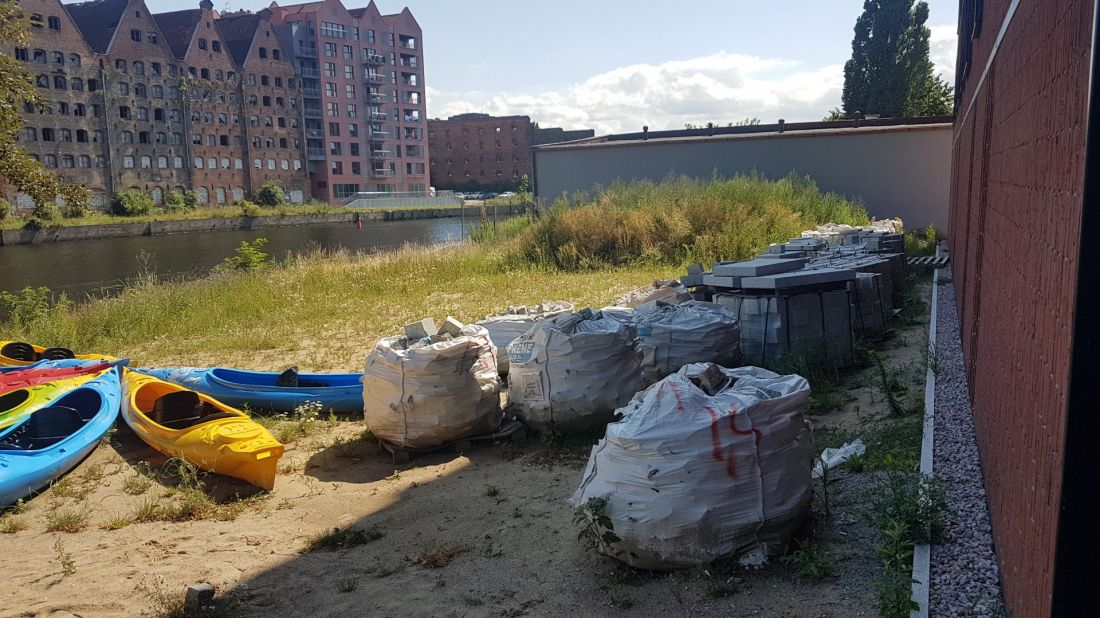 Gdańskie Bookingcom Island czyli Wyspa Spichrzów