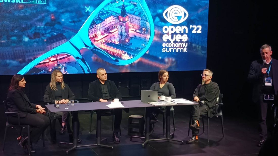 Od lewej: Sandra Sitek-Juranek, Anna Maria Trawińska, Piotr Chuchacz, Anna Maj, Alek Janicki 