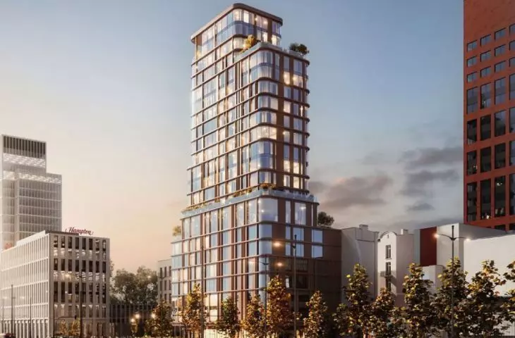 Lodz golden tower or political space