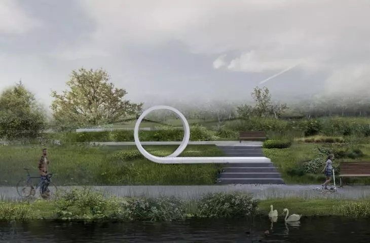 ZOJA. Ksenia Makala won the competition for the art object in the German-Polish Gardens!