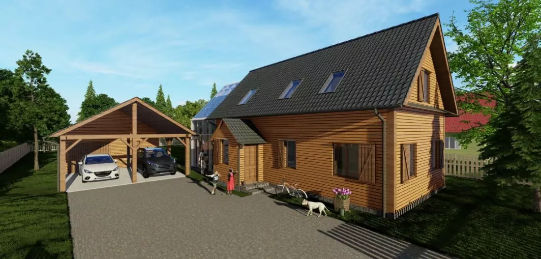 Dom zaprojektowany z myślą o energooszczędnośc