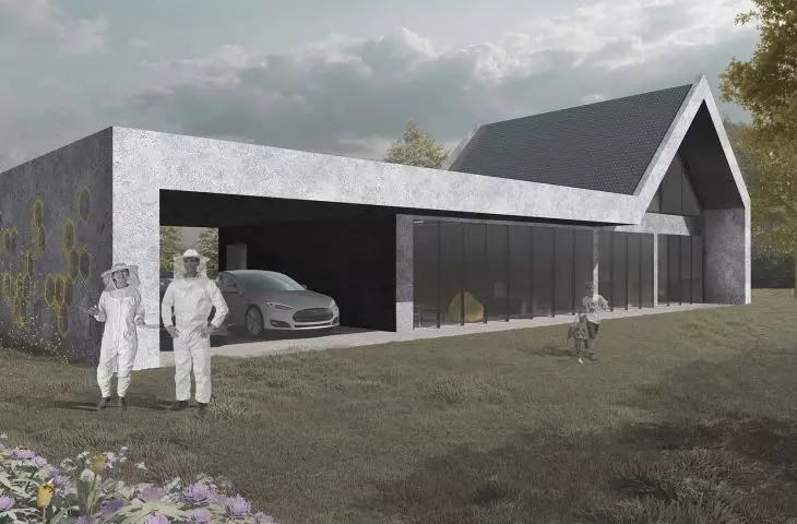 BEEco house – dom z rodziną pszczół