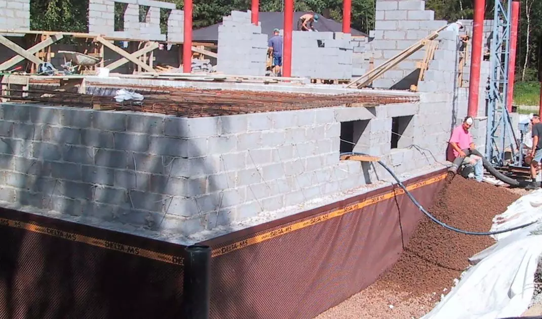 Drainage helps to properly protect against the effects of groundwater and rainwater