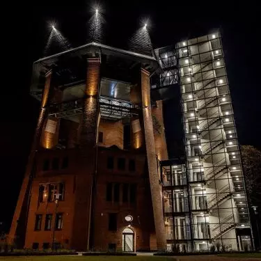 Odrestaurowana wieża ciśnień w Zabrzu
