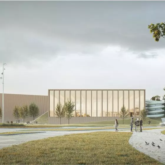 II Nagroda w konkursie na projekt kompleksu sportowego w Piekarach Śląskich