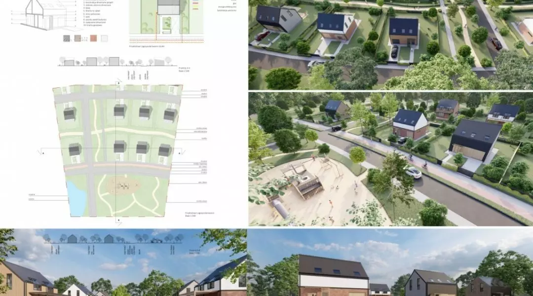 Projekt domu do 70 mkw, proj.: Polskie Domy Drewniane