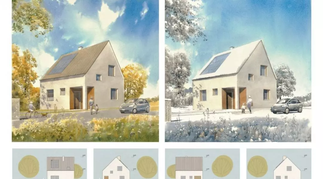 Projekt domu do 70 mkw, proj.: ARE Stiasny/Wacławek