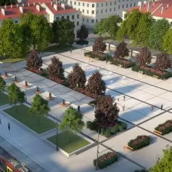 Wizualizacja Starego Rynku w Łodzi po przemianach