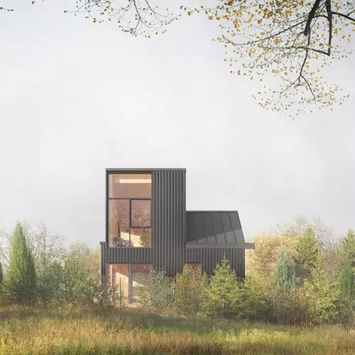 A house for weekend getaways. Project rmk.architecture