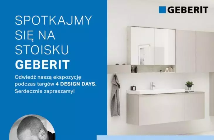 4 Design Days in Katowice. Meet us at the Geberit booth!