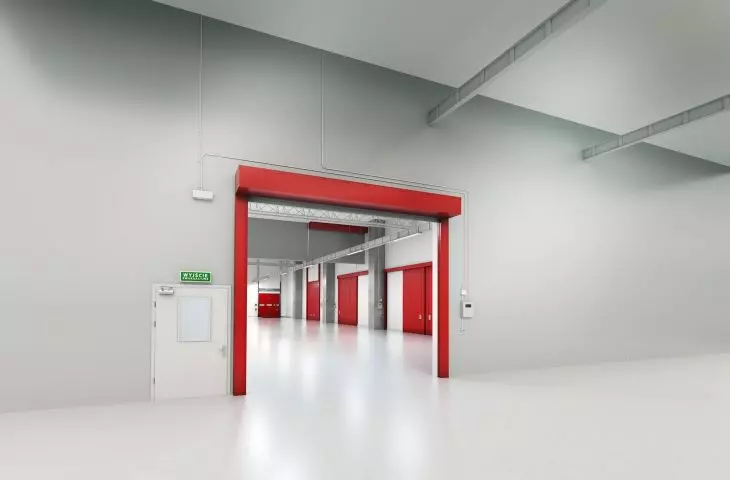 Rolling fire doors