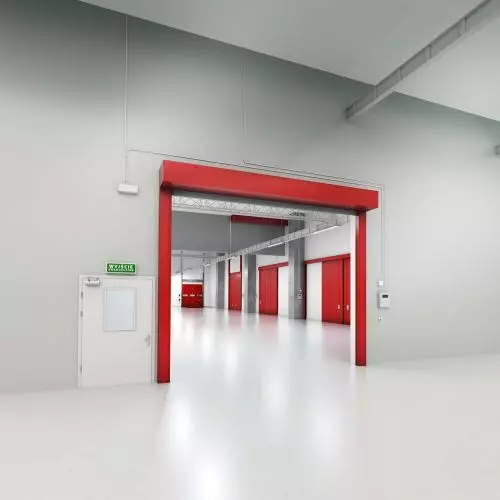 Rolling fire doors