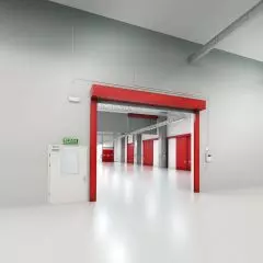 BRAMA PRZECIWPOŻAROWA KURTYNOWA ROLOWANA
