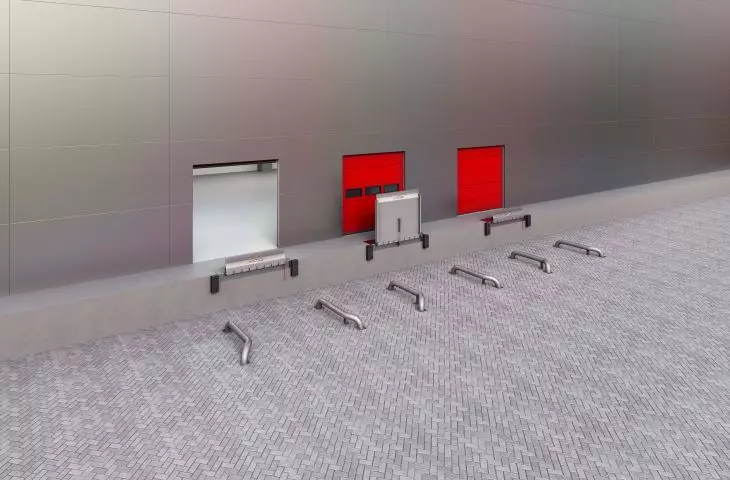 Electro-hydraulic loading ramps