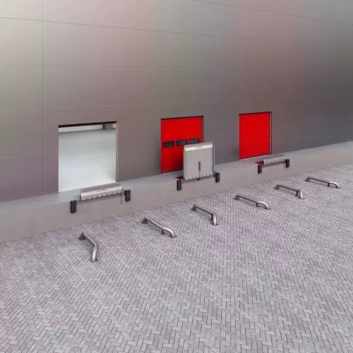 Electro-hydraulic loading ramps