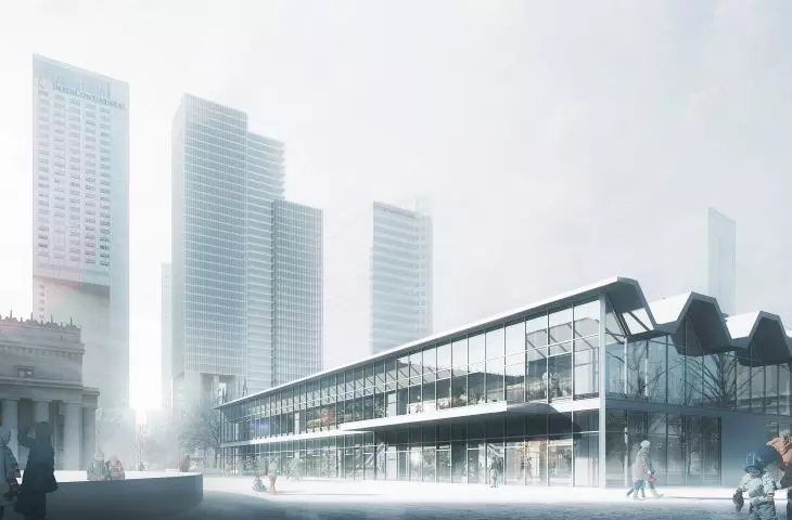 Emptiness and chaos in place of heralded skyscrapers
