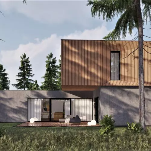 Shutter House. Projekt domu inspirowany migawką aparatu