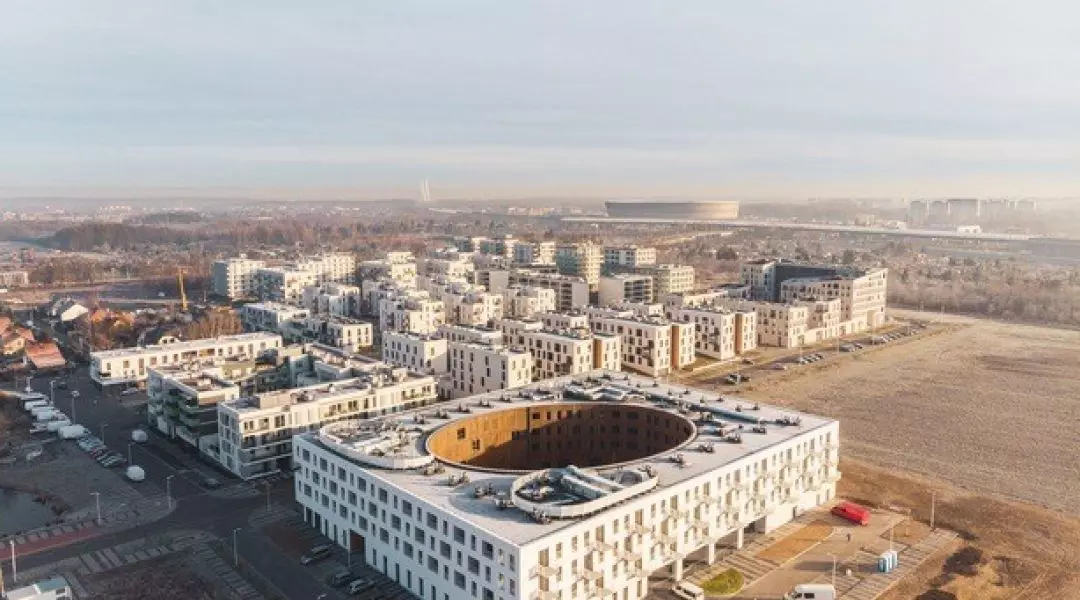 Budynek mieszkalny wielorodzinny z usługami, Nowe Żerniki, proj.: Major Architekci