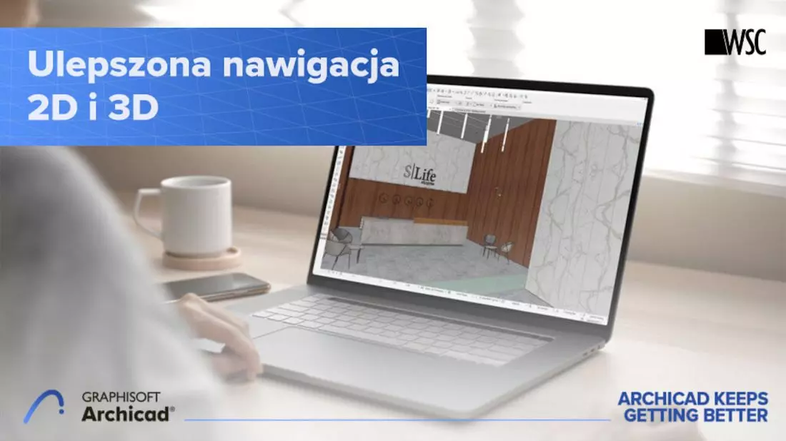 Ulepszona nawigacja 2D i 3D
