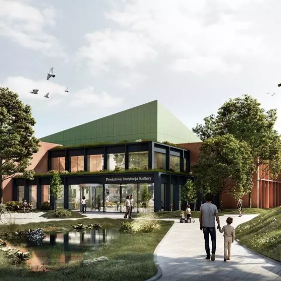 III Nagroda w konkursie na projekt siedziby Powiatowej Instytucji Kultury w Legionowie