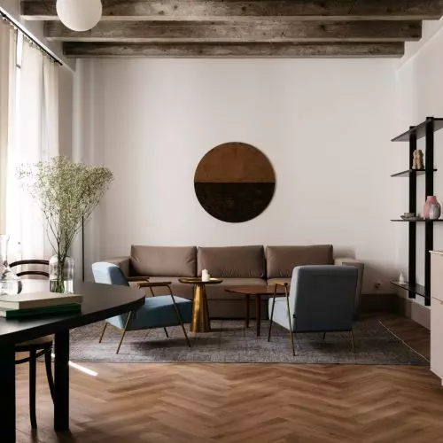 Pełnia w Krakowie. Mieszkanie na wynajem projektu Furora Studio