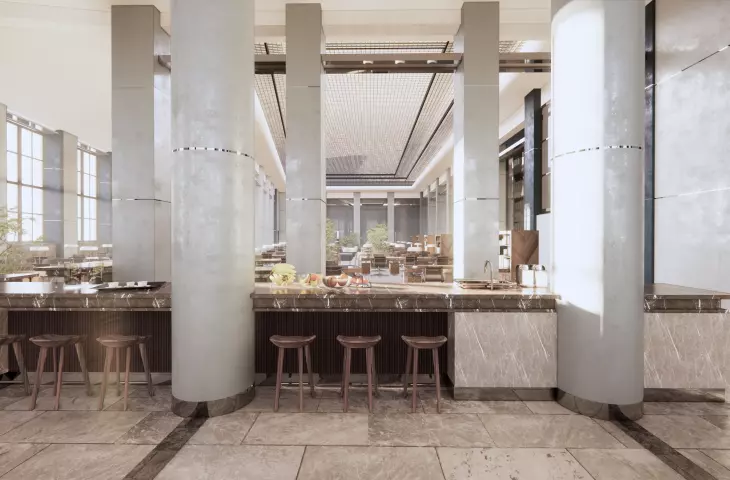 The pre-war BGK building in a new arrangement by JEMS