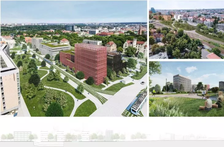 Wyniki studenckiego konkursu na koncepcję urbanistyczno-architektoniczną zagospodarowania terenów przy ul. F. Roosevelta w Poznaniu