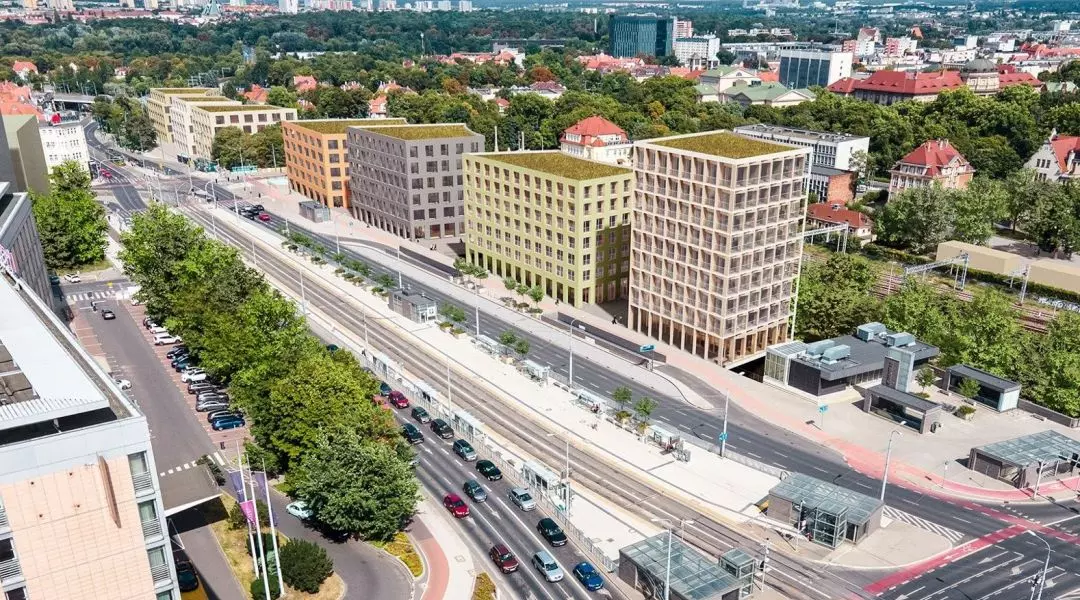 II Nagroda w konkursie na zagospodarowania terenów przy ul. F. Roosevelta w Poznaniu