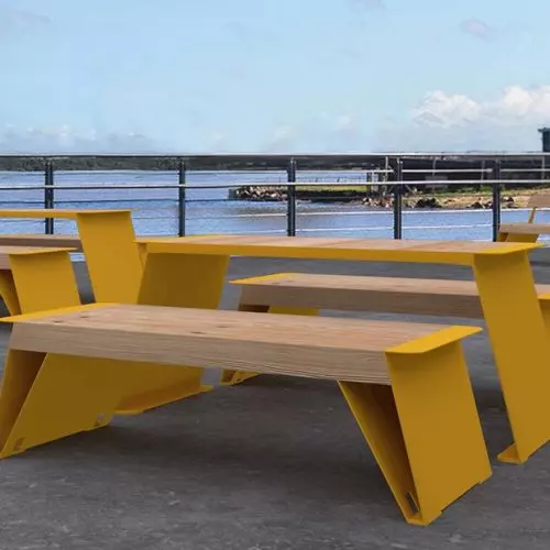 Dynamiczna forma i nowoczesny design. Meble miejskie Københagen Outstanding. Kolekcja Nyboder