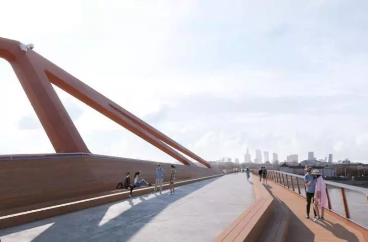 Construction of a footbridge from Praga to Powiśle has begun