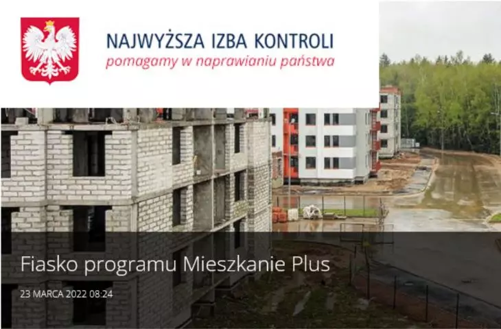 Mieszkanie Plus – wielka porażka. Wyniki kontroli NIK