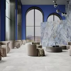 Brazilian Quartzite Blue, Modern Concrete Silver