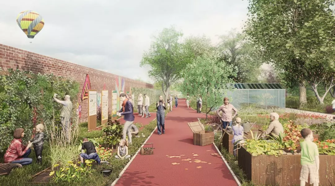 I Nagroda w konkursie na projekt Alei Noworybnickiej, proj.: Rafał Drobczyk Architektura Potrzeb