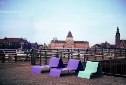 Meble miejskie Københagen Outstanding. Kolekcja Ørestad