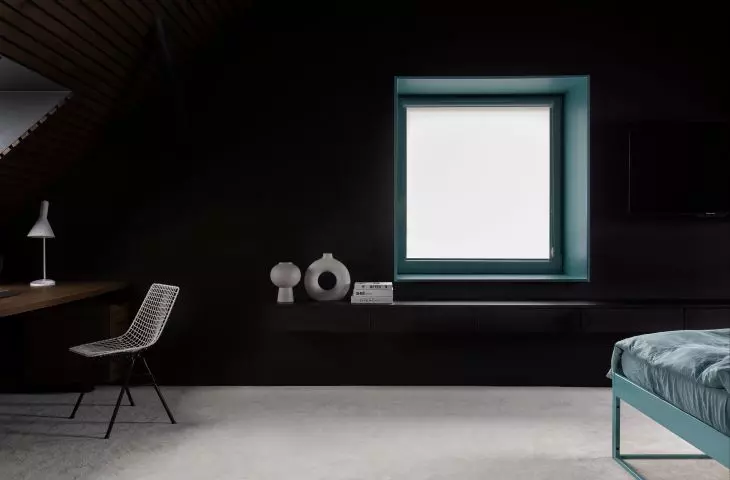 Moving on to the colorful attic