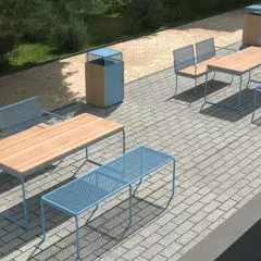 Meble miejskie Københagen Outstanding. Kolekcja Østerbro