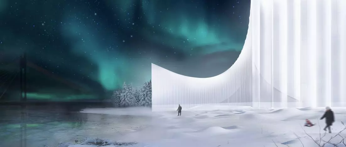 Building like a snowflake. Rovaniemi Snow Museum Project.