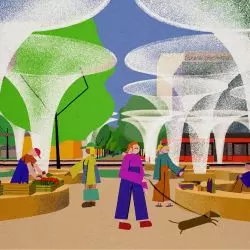 projekt reurbanizacji osiedla w Łodzi