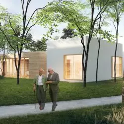 Wizualizacja Centrum Inicjatyw Kulturalnych w Komorowie