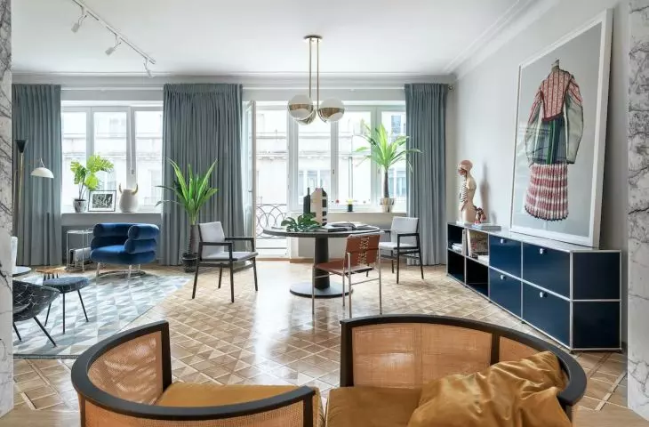Artistic bohemian style apartment