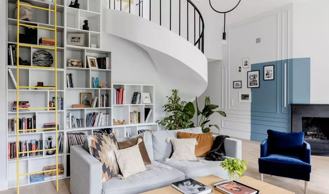 Patchwork living room design