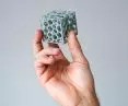 manufactured from resin using additive methods (3D printing) module designed and optimized to carry loads of one hundred kilograms