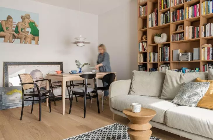 Interior with a delicate touch of green!