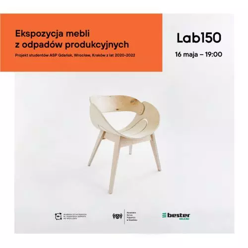 Projektowanie mebla na bazie odpadów sklejkowych. Prezentacja prac studenckich z czasu pandemii