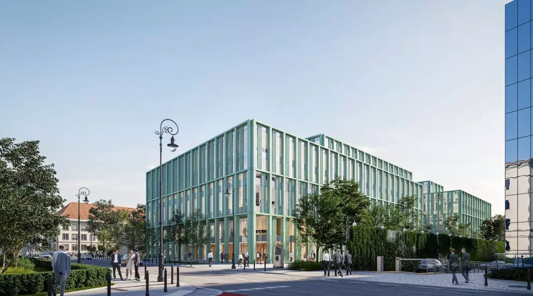 II Nagroda w konkursie na projekt budynków Sądu Apelacyjnego i Sejmiku Województwa Mazowieckiego