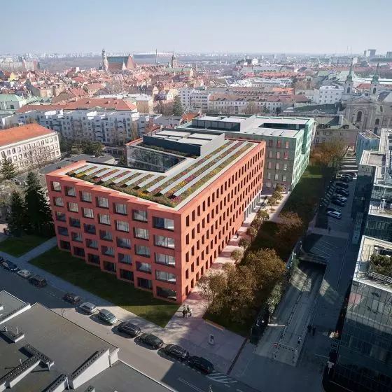 III Nagroda w konkursie na projekt budynków Sądu Apelacyjnego i Sejmiku Województwa Mazowieckiego